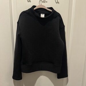 Black Ribbed Sweater